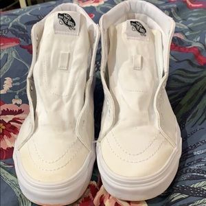 white high top vans